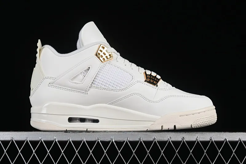 All categories Air Jordan Jordan series basketball shoes Air Jordan 4 LW version Air Jordan 4 Retro "Metallic Gold" AJ4 Joe 4 meters white gold AQ9129-170